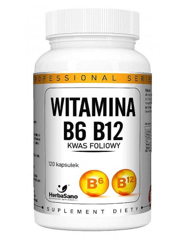 Witamina B6, B12 -120 kaps. Herbasano