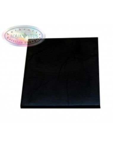 Szungit Płytka polerowana 10x10 cm AquaVitus