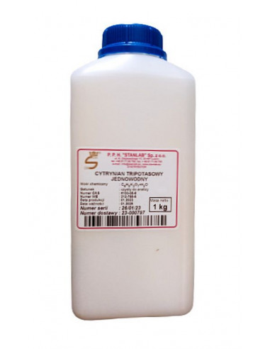 Cytrynian tripotasowy jednowodny  CZDA 1kg Stanl