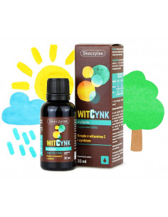 WitCynk - Witamina C, Cynk - 30 ml  Skoczylas