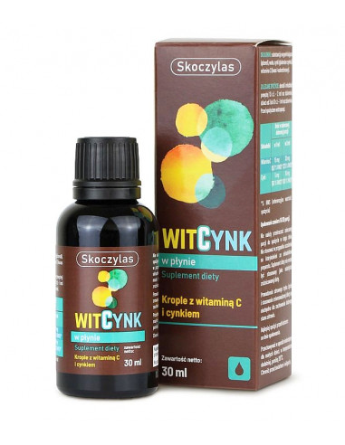 WitCynk - Witamina C, Cynk - 30 ml  Skoczylas