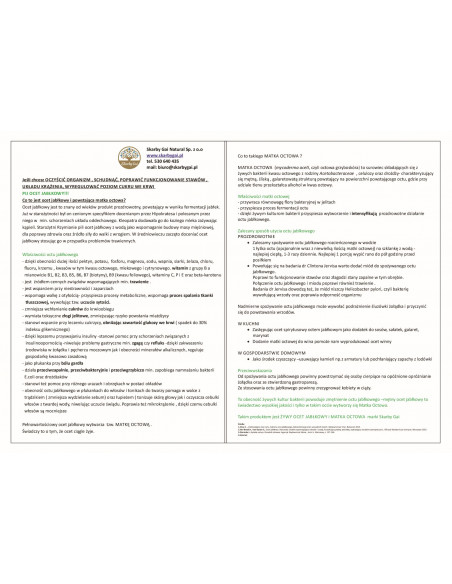 Matka Octowa - (kombucha octowa) w zalewie z żywego octu jabłkowego - 250 g