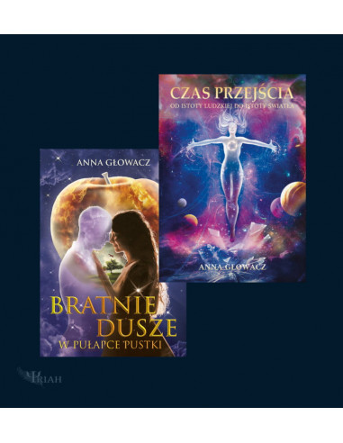 Pakiet 2 książek - "Czas przejścia" i "Bratnie dusze" - Anna Głowacz