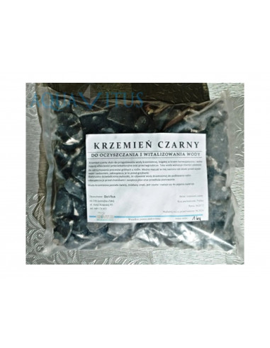 Czarny krzemień - oczyszcza i witalizuje wodę - 1kg Biovitus