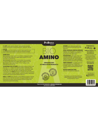 BIO-AMINO - organiczny stymulator wzrostu - 5 L Probiotics