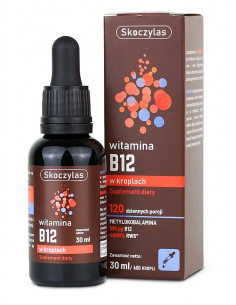 Witamina B12 w kroplach - 30 ml  suplementy Skoczylas