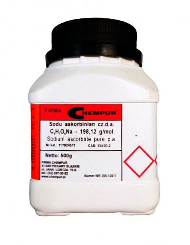 Askorbinian sodu CZDA 500 g Chempur