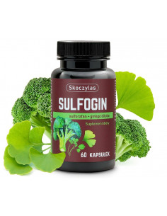 SULFOGIN -  sulforafan + ginkgo biloba  - 60 kaps. Skoczylas 2