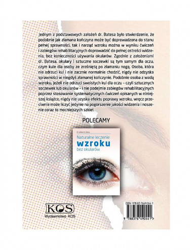 Samoleczenie wzroku metodą dr. Bates'a
