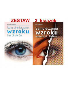 Zestaw książek - Naturalne leczenie wzroku i Samoleczenie wzroku 2