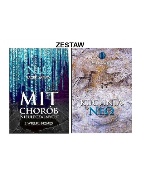 Mit chorób nieuleczalnych i Kuchnia NEO - zestaw 2 książek - Autor Jacek Safuta