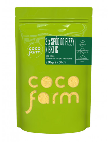 MIESZANKA  do wyrobu spodów do PIZZY - Keto - IG tylko 20 - 230 g Coco Farm