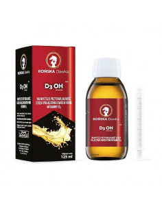 Końska dawka - najmocniejsza Witamina D3 OH + K2 MK7 125 ml - 50.000 j./ml