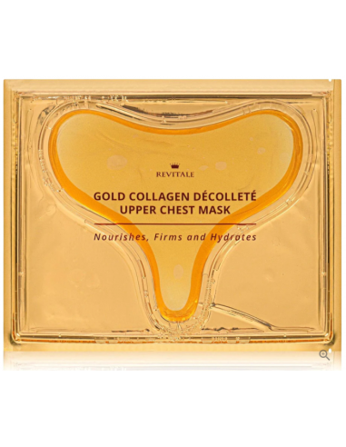 Revitale  - ZŁOTA MASKA  KOLAGENOWA  -  na klatkę piersiową (dekolt)