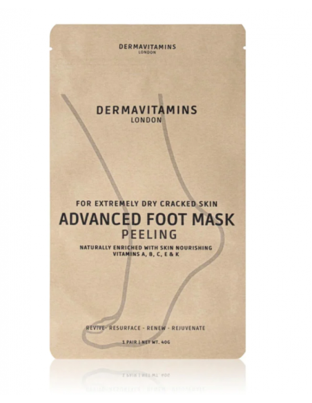 Dermavitamins - Zaawansowana maska do stóp - regeneruje suche stopy
