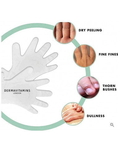 Dermavitamins - RĘKAWICA z MASECZKĄ do RĄK - zabieg nawilżający