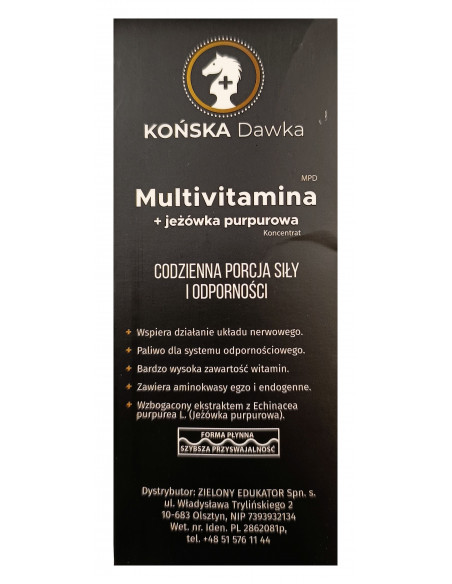 Końska dawka - Multiwitamina + jeżówka purpurowa 125 ml