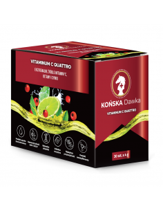 Końska dawka - WITAMINA C Quattro  - 30 saszetek 2