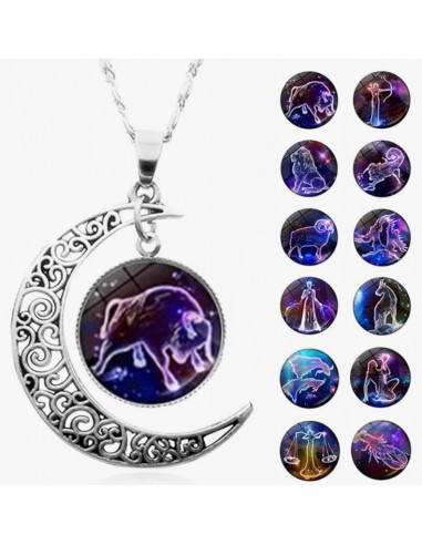 Wisiorek na szyję dla znaku zodiaku BYK - 02