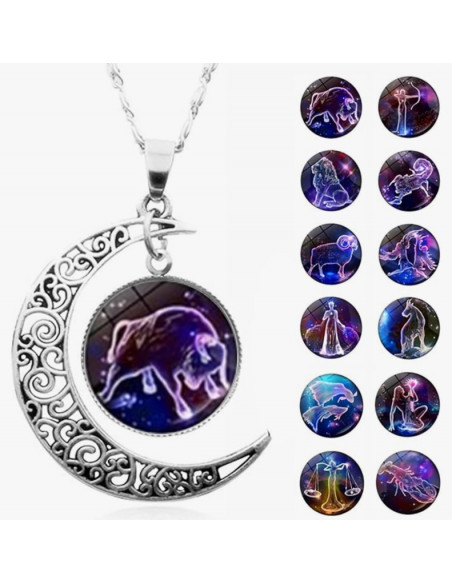 Wisiorek na szyję dla znaku zodiaku BYK - 02