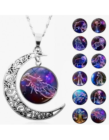 Wisiorek na szyję dla znaku zodiaku RAK - 04