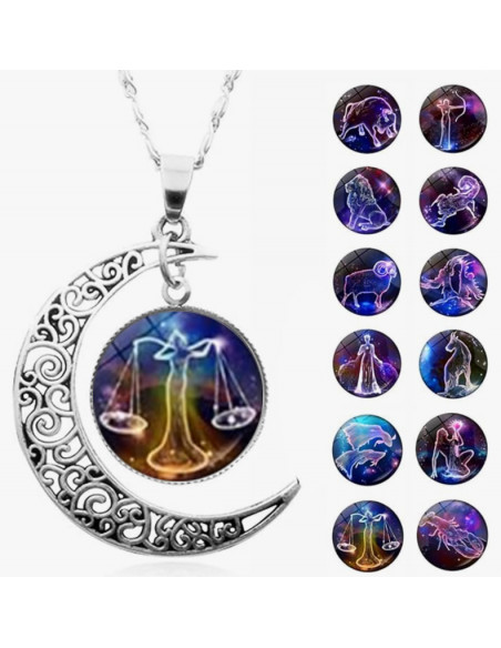 Wisiorek na szyję dla znaku zodiaku WAGA - 07