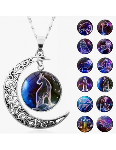 Wisiorek na szyję dla znaku zodiaku KOZIOROŻEC - 10