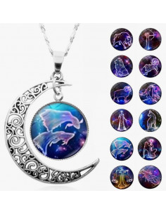 Wisiorek na szyję dla znaku zodiaku RYBY - 12