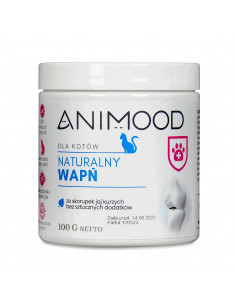 Naturalny wapń dla kotów - ze skorupek jaj kurzych - 100 g Animood 2