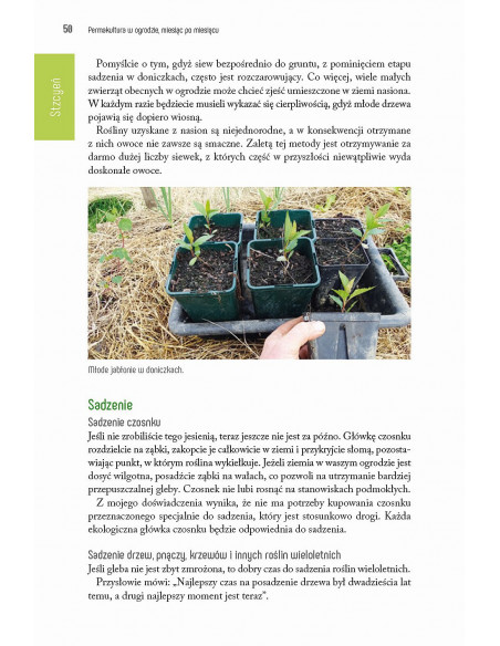 Permakultura w ogrodzie - miesiąc po miesiącu - Damien Dekarz