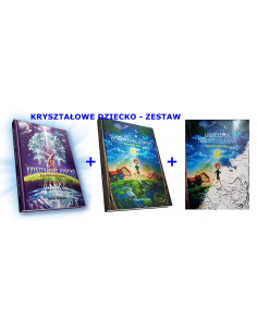 Super zestaw - Kryształowe dziecko cz. 1 i 2, kolorowanka gratis