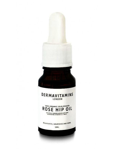 100% Organiczny Olejek z nasion DZIKIEJ RÓŻY tłoczony na zimno - 10 ml