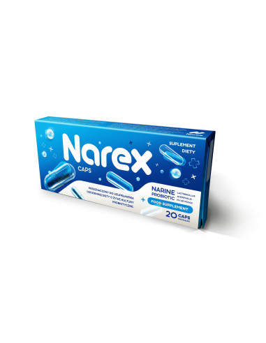 Probiotyk Narine - Narex Caps - 20 kapsułek