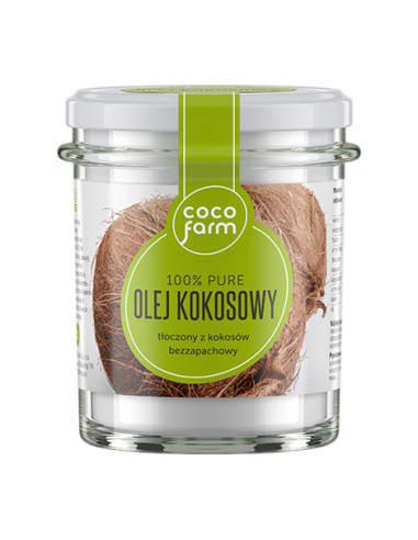 Olej kokosowy 100% PURE - 240 g Coco Farm