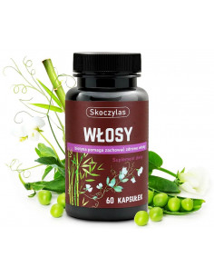 Włosy - biotyna pomaga zachować zdrowe włosy - 60 kaps. Skoczylas 2