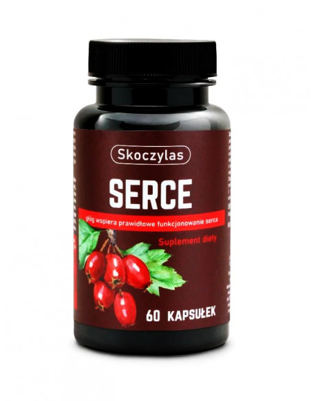 Serce - głóg wspiera prawidłowe funkcjonowanie serca - 60 kaps. Skoczylas