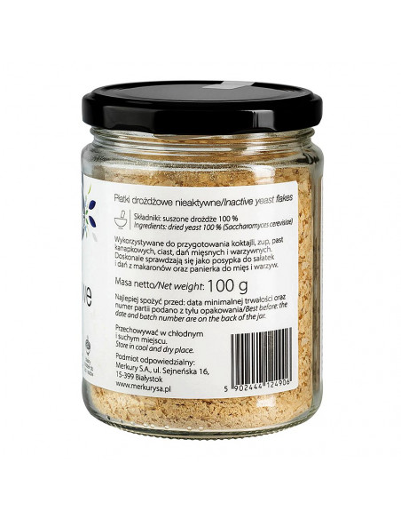 Płatki drożdżowe nieaktywne - 100 g