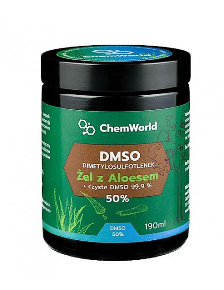 Żel DMSO 50% z aloesem - 120 ml Chemworld