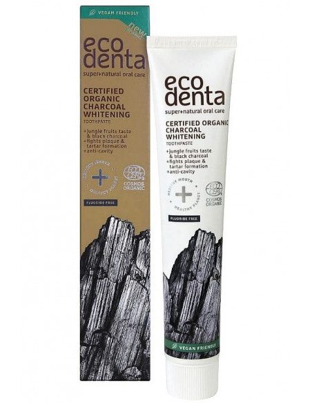 Pasta do zębów wybielająca z węglem drzewnym - bez fluoru - 75 ml