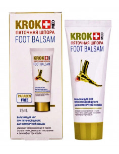 Balsam do stóp  na OSTROGĘ PIĘTOWĄ - 75 ml Krokmed