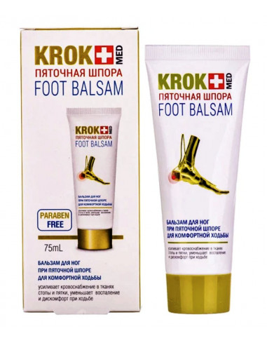 Balsam do stóp  na OSTROGĘ PIĘTOWĄ - 75 ml Krokmed