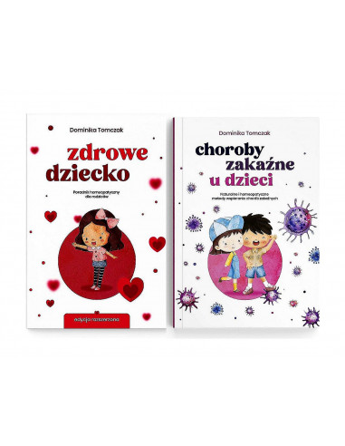 Zdrowe dziecko i Choroby zakaźne u dzieci - Zestaw książek - Dominika Tomczak