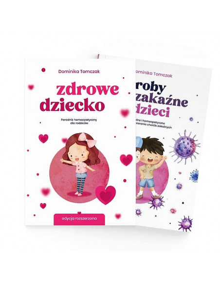 Zdrowe dziecko i Choroby zakaźne u dzieci - Zestaw książek - Dominika Tomczak