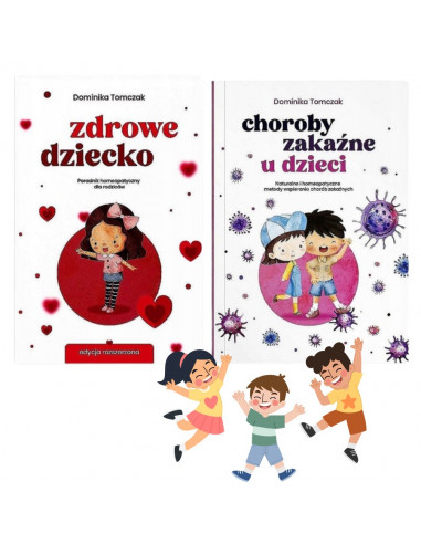 Zdrowe dziecko i Choroby zakaźne u dzieci - Zestaw książek - Dominika Tomczak