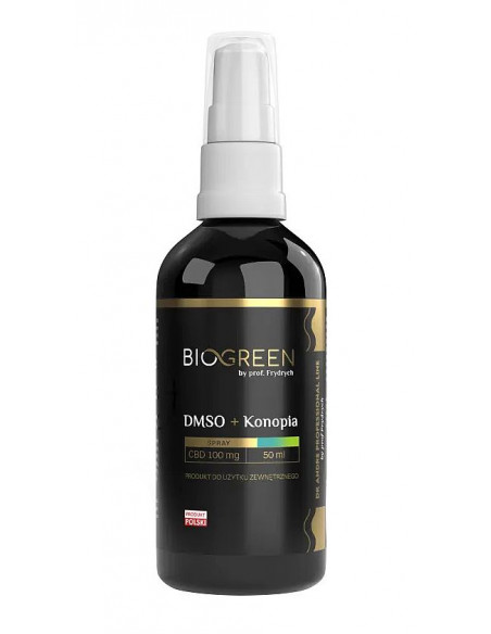 DMSO + Konopia - spray - 100 ml - BIOGREEN  by prof. Frydrych