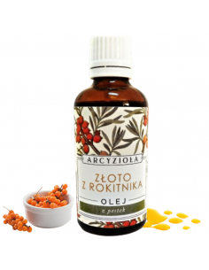 Złoto z Rokitnika Olej z pestek 50 ml
