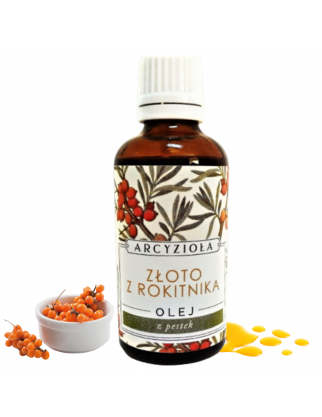 Złoto z Rokitnika Olej z pestek 50 ml