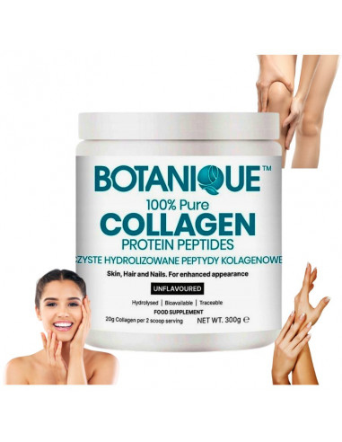 Collagen - Czyste Hydrolizowane  Peptydy Kolagenowe - 300 g Botanique