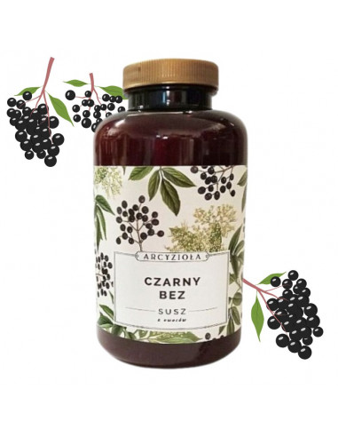 ARCYZIOŁA Czarny Bez susz z owoców 140 g