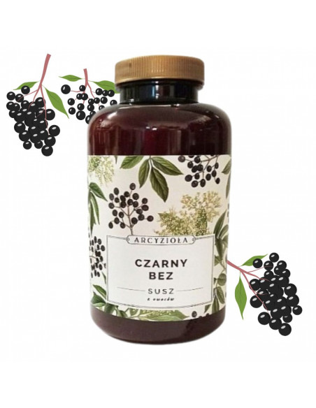 ARCYZIOŁA Czarny Bez susz z owoców 140 g